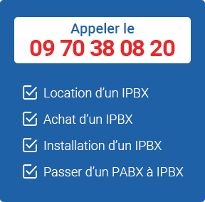 Appeler le 09 70 38 08 20 pour location, l'installation et l'achat d'un IPBX pour votre entreprise