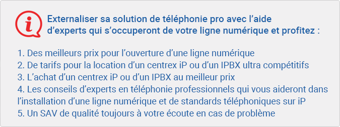 Externaliser sa solution de téléphonie pro avec l'aide d'experts qui s'occuperont de votre ligne numérique